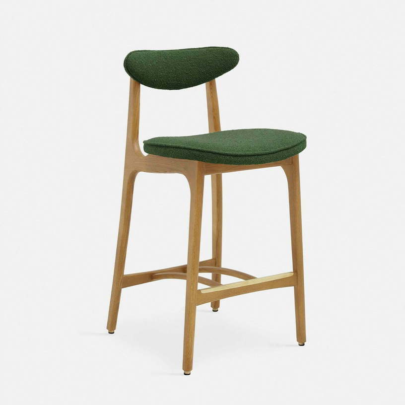 chaise-de-bar-en-tissu-boucle-vert-bouteille-et-frene-naturel-100cm-serie-200-190-366-concept-1