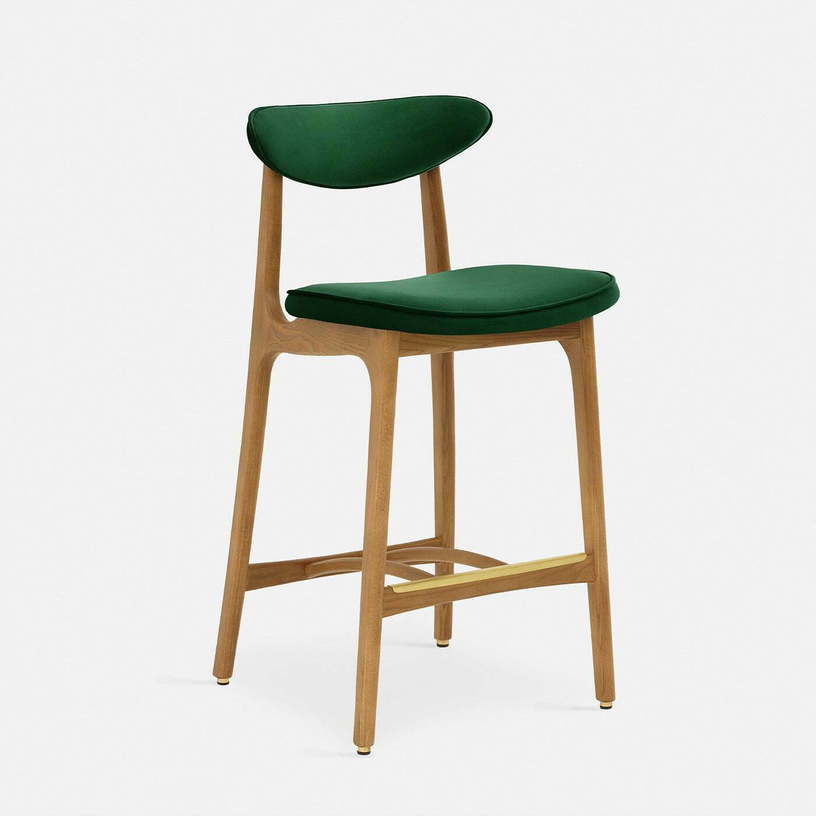 chaise-de-bar-en-velours-vert-bouteille-et-frene-naturel-100cm-serie-200-190-366-concept-1