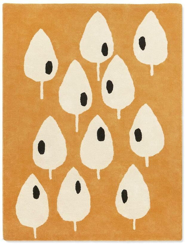 tapis-en-coton-bio-abricot-120x170-cm-foret-bleuu-studio-1
