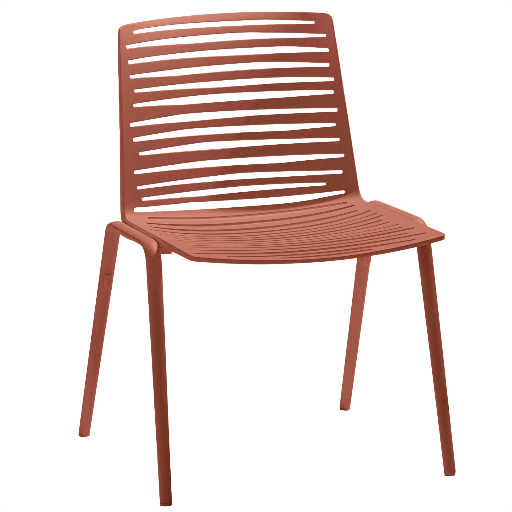 Chaise en aluminium terracotta 56 x 57 cm Zebra - Fast Spa — 310548.jpg