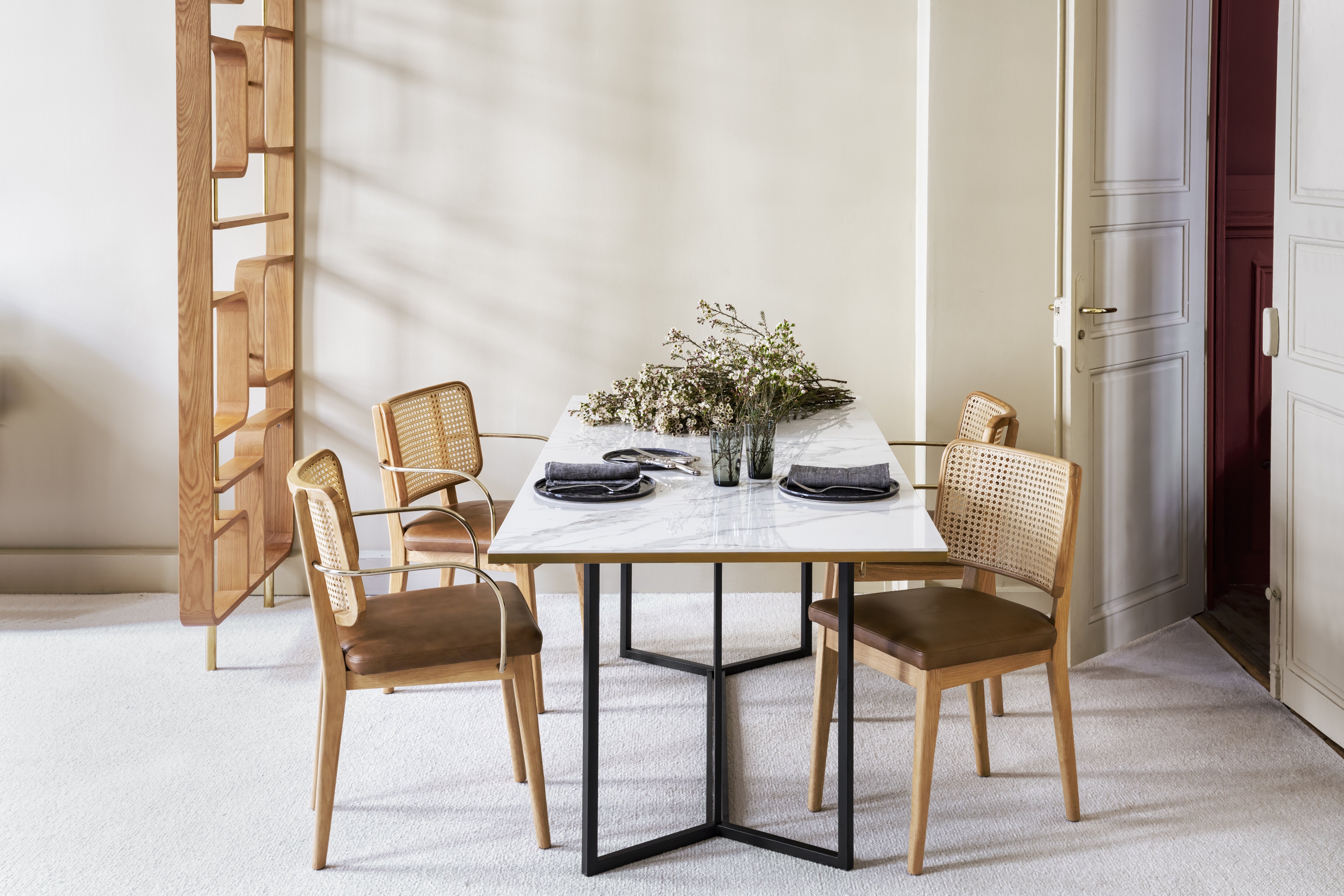 Table à manger en marbre blanc 190 cm Horizon - RED Edition — 311390.jpg