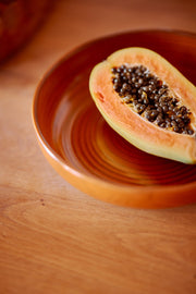 Assiette creuse M Orange brûlé - HKLIVING — 313362.jpg