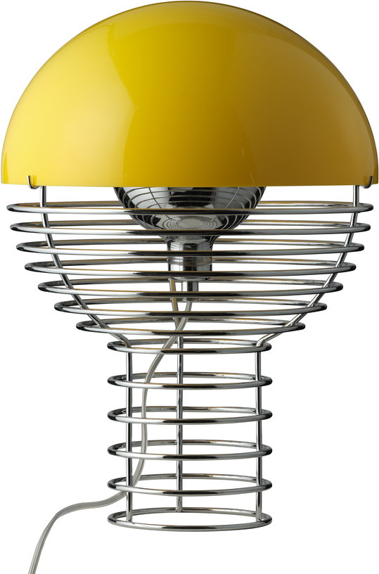 lampe-en-acier-chrome-et-plastique-jaune-30-cm-wire-verpan-2