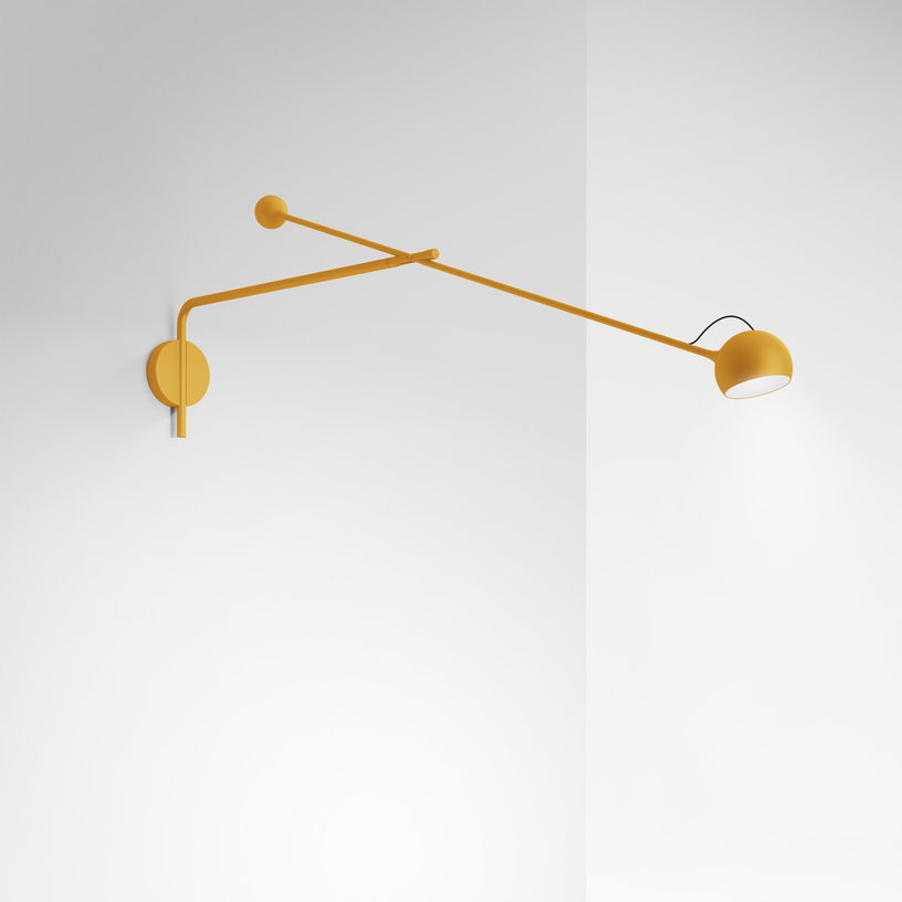 applique-murale-a-bras-en-acier-jaune-ixa-artemide-1