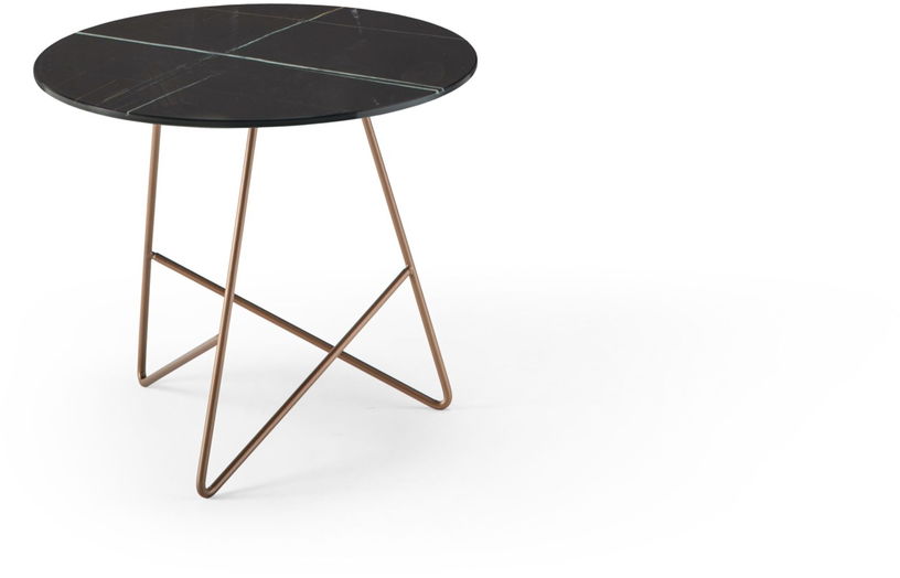 table-basse-ronde-en-verre-marbre-sahara-noir-et-base-rame-50-x-44-cm-ermione-meme-design-1