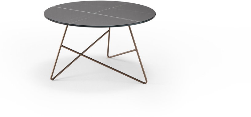 table-basse-ronde-en-verre-marbre-sahara-noir-et-base-rame-65-x-35-cm-ermione-meme-design-1