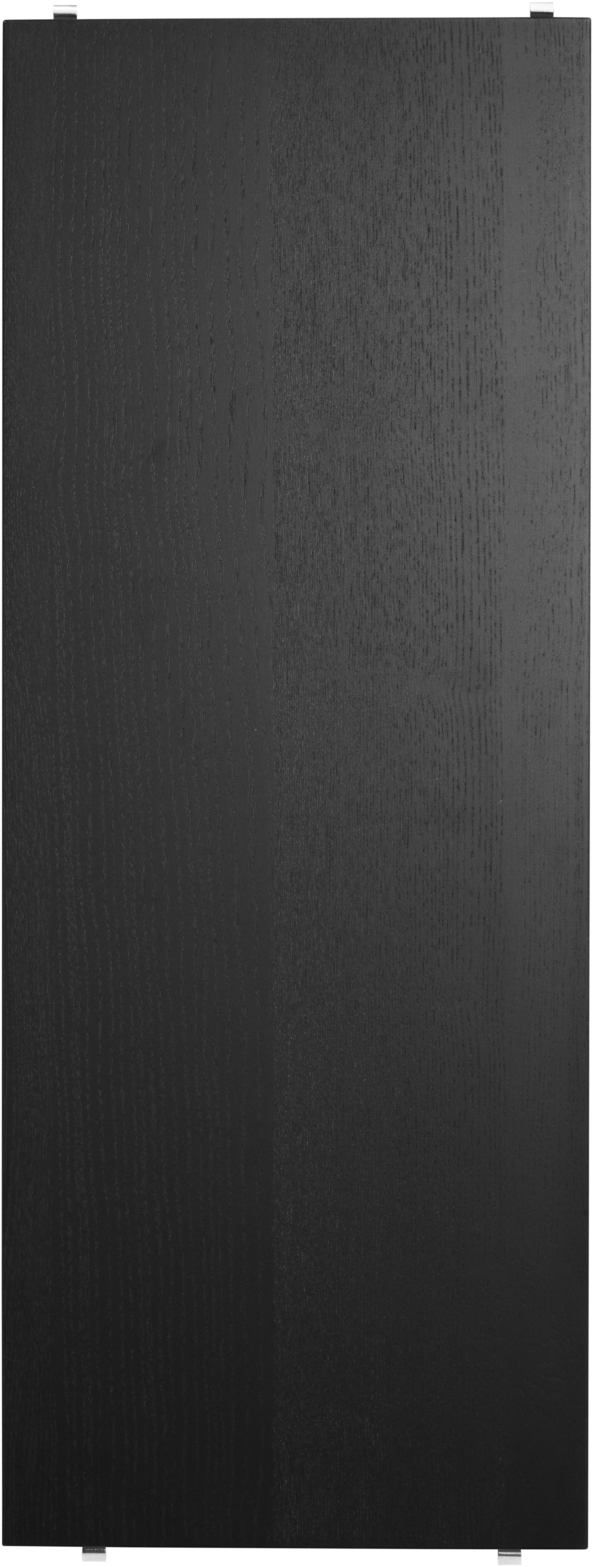 3 Black shelves 58x30 cm - String