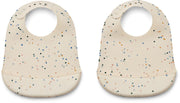 deux-bavoirs-enfant-en-silicone-splash-dots-et-coquillage-tilda-liewood-1