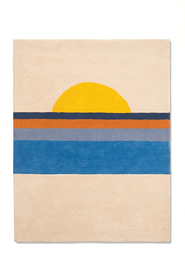 tapis-en-coton-bio-beige-et-bleu-100x130-cm-sunset-bleuu-studio-2