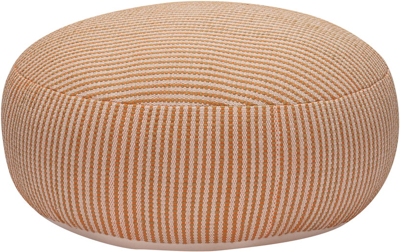 pouf-en-coton-orange-75cm-mochi-hubsch-1