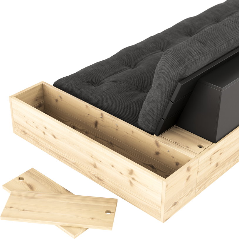 canape-convertible-avec-rangement-en-pin-dossier-noir-et-matelas-anthracite-base-karup-design-6