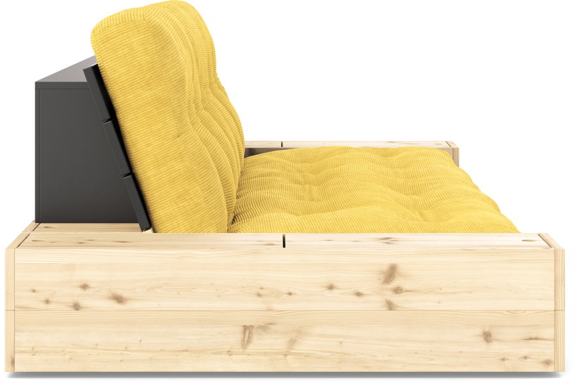 canape-convertible-avec-rangement-en-pin-dossier-noir-et-matelas-miel-base-karup-design-2