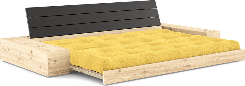 canape-convertible-avec-rangement-en-pin-dossier-noir-et-matelas-miel-base-karup-design-3