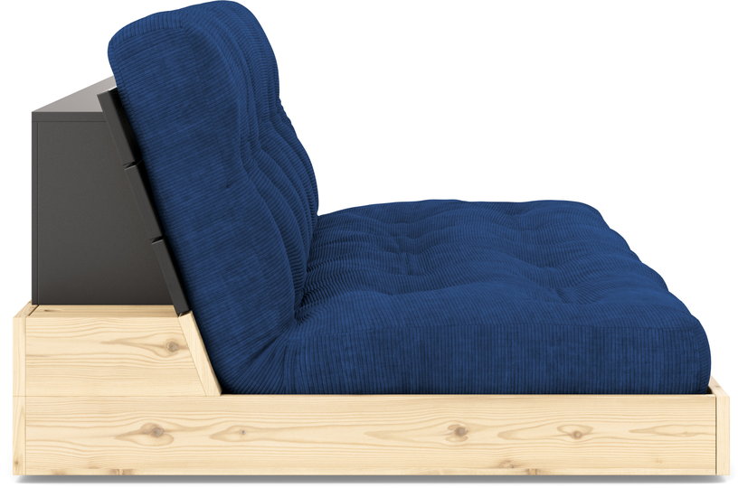 canape-convertible-en-pin-laque-dossier-noir-et-matelas-bleu-royal-196x110x72-cm-base-karup-design-2