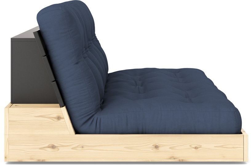 canape-convertible-en-pin-laque-dossier-noir-et-matelas-bleu-marine-196x110x72cm-base-karup-design-2