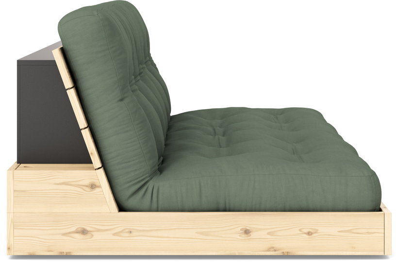 canape-convertible-en-pin-naturel-laque-et-matelas-vert-olive-196x110x72-cm-base-karup-design-2