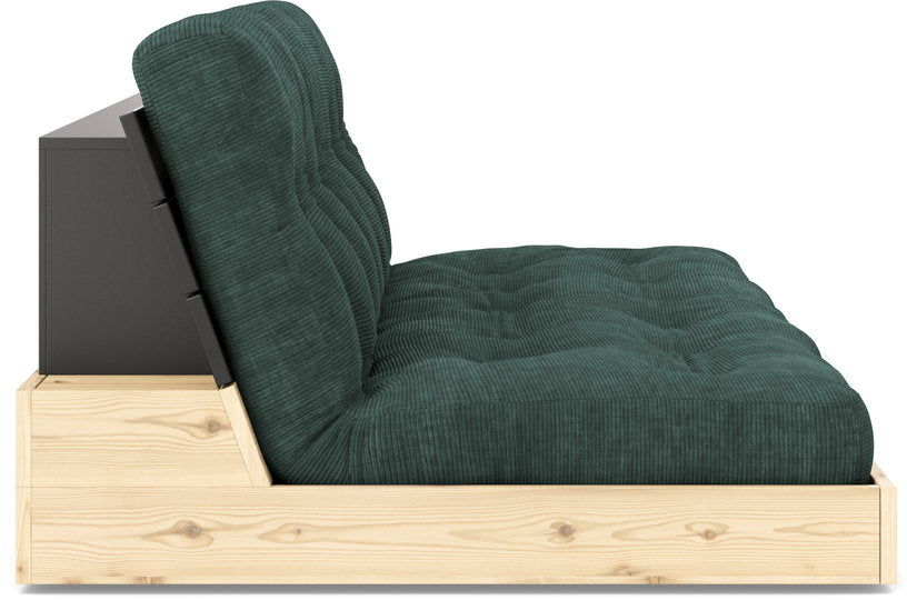 canape-convertible-en-pin-laque-dossier-noir-et-matelas-seaweed-196x110x72-cm-base-karup-design-2