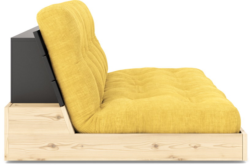 canape-convertible-en-pin-laque-dossier-noir-et-matelas-miel-196x110x72-cm-base-karup-design-2