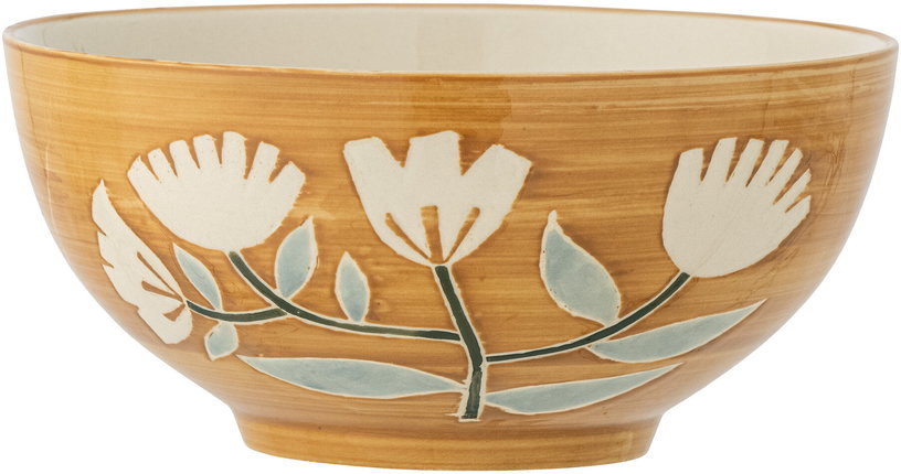 bol-en-gres-a-fleurs-orange-tangier-bloomingville-1