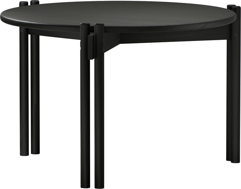 table-basse-ronde-en-pin-noir-60x40cm-sticks-karup-design-2