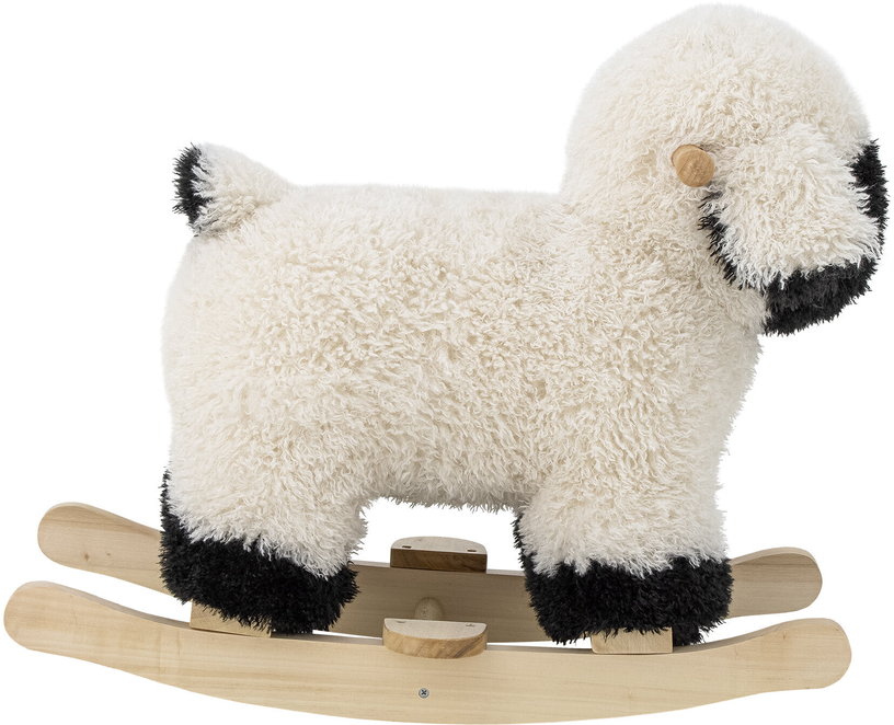 mouton-a-bascule-pour-enfant-en-polyester-blanc-dolly-sheep-bloomingville-mini-2