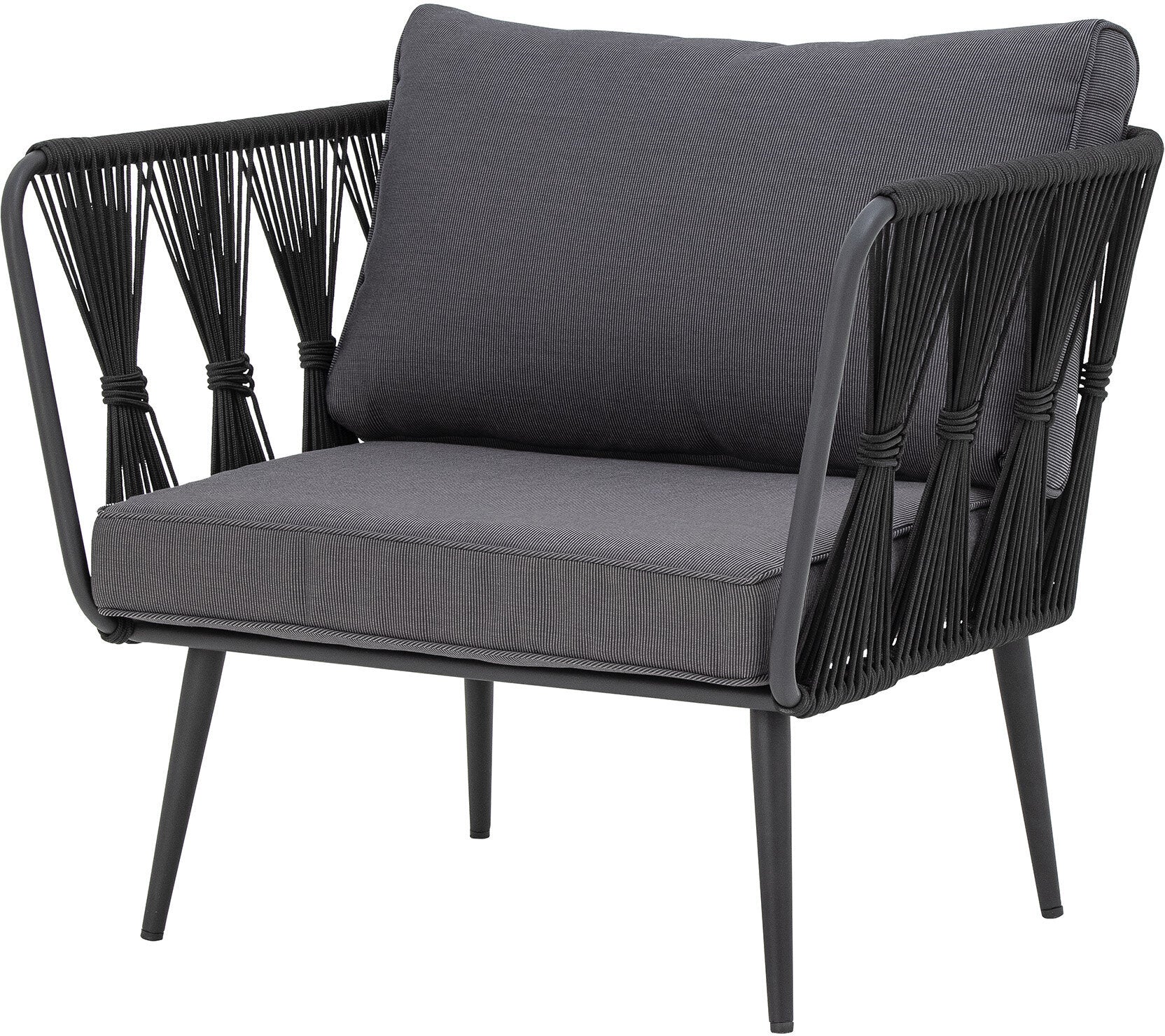 Pavone Chaise De Salon Noir Métal - Bloomingville — 330160.jpg