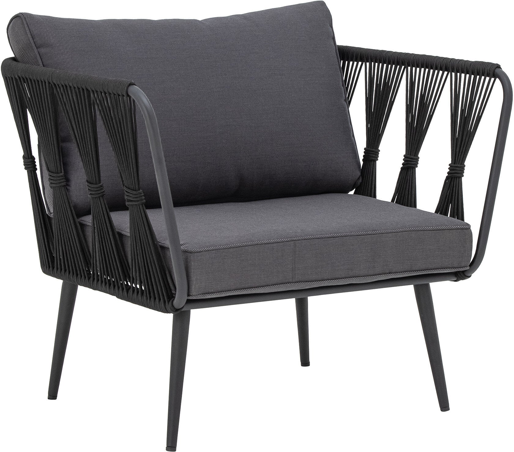 Pavone Chaise De Salon Noir Métal - Bloomingville — 330161.jpg