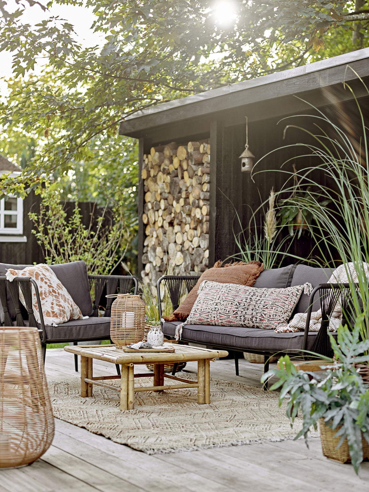 Pavone Chaise De Salon Noir Métal - Bloomingville — 330163.jpg