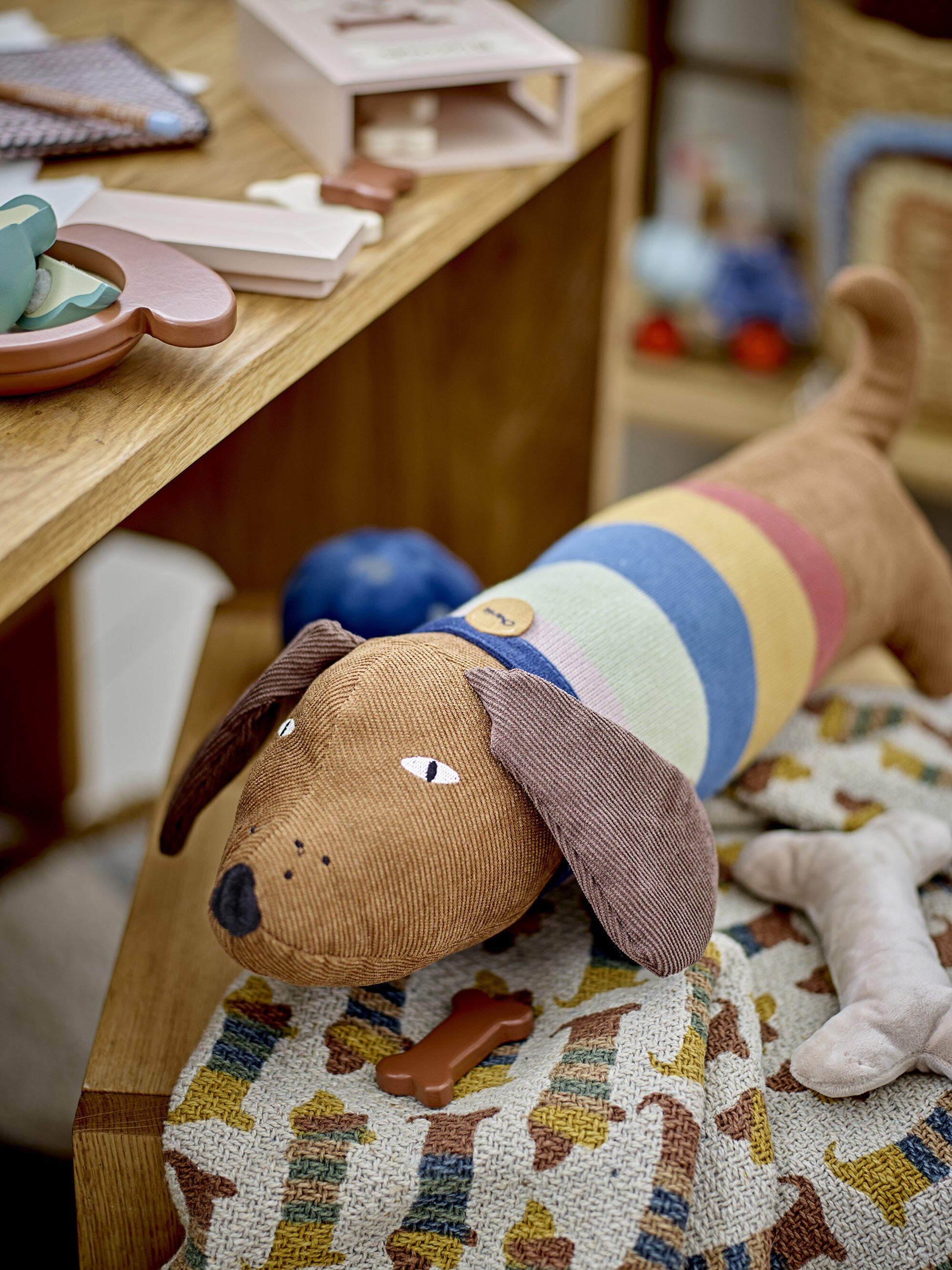 Charlie Soft Toy Brown Cotton - Bloomingville Mini — 330255.jpg