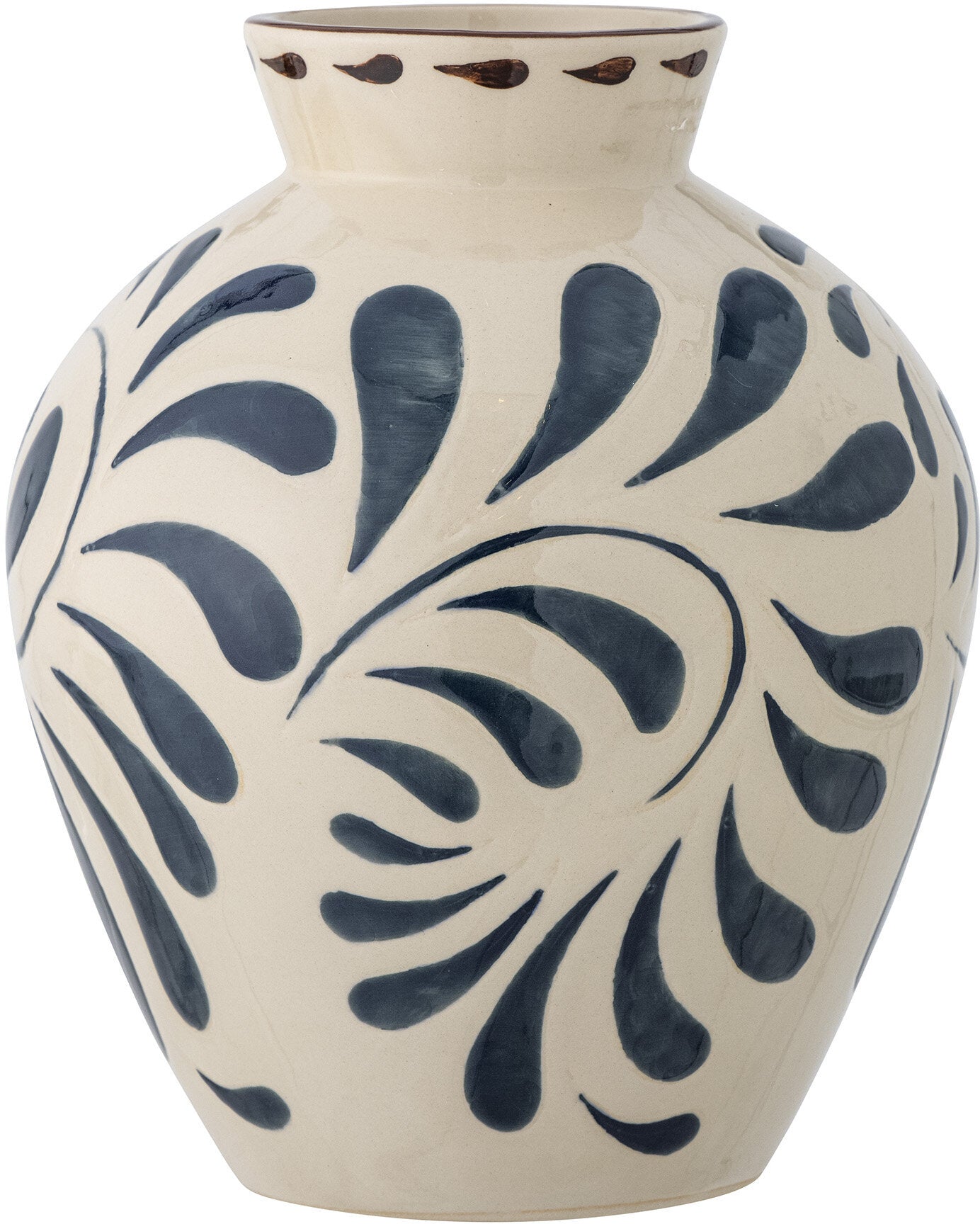 Vase Heikki Grès bleu - Bloomingville — 330492.jpg