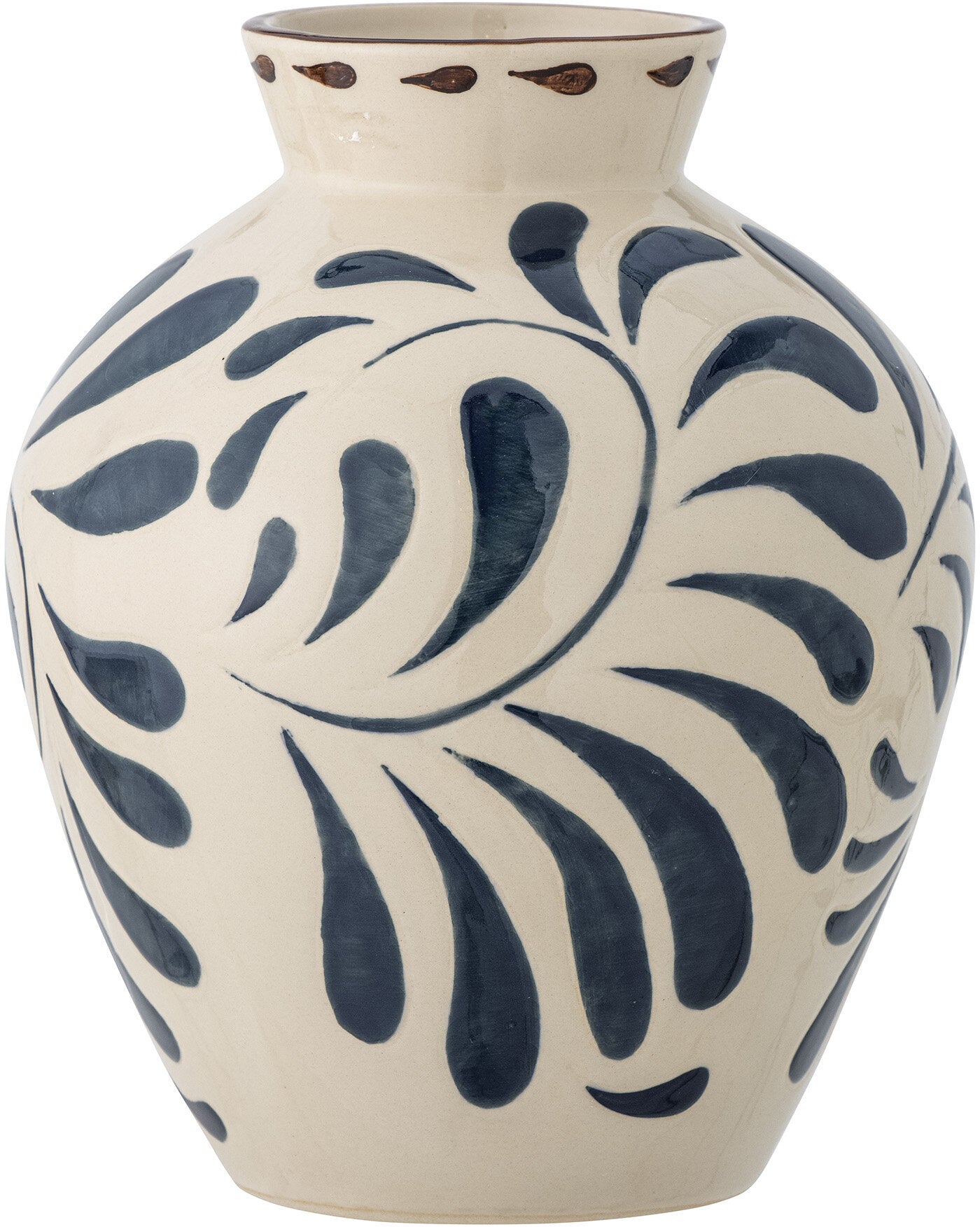 Vase Heikki Grès bleu - Bloomingville — 330493.jpg