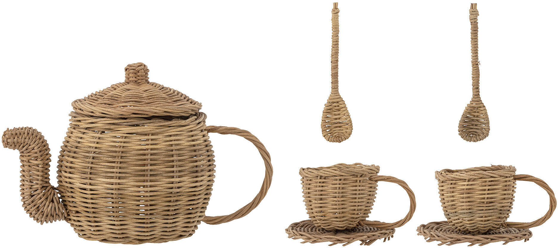 Mikkeline Play Set Kitchen Brown Rattan - Bloomingville Mini — 330519.jpg