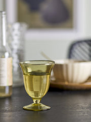 Verre à vin Florentine Verre recyclé vert Bloomingville — 330706.jpg