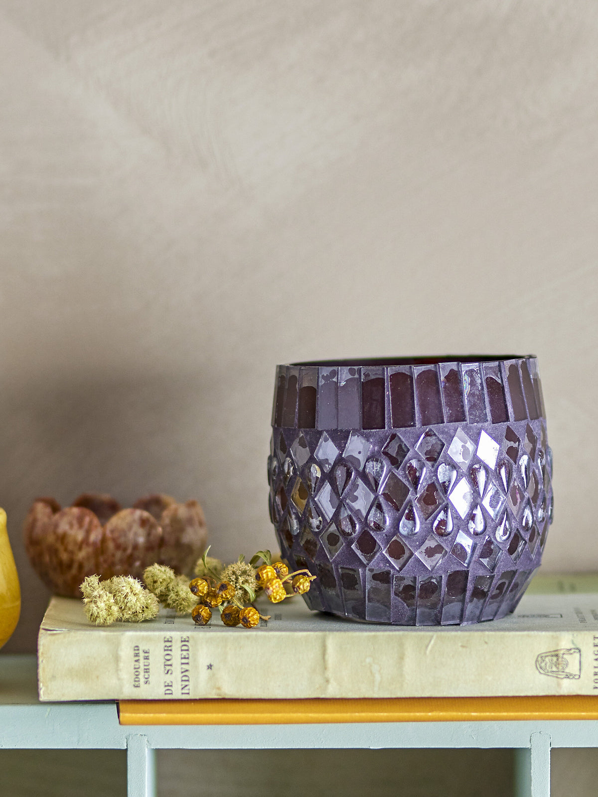 Evaline Votive Verre recyclé marron - Bloomingville — 330728.jpg