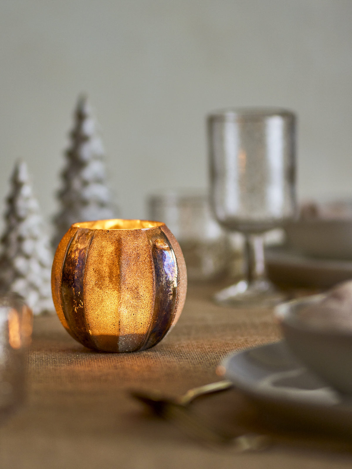 Felecia Votive Verre recyclé doré - Bloomingville — 330747.jpg