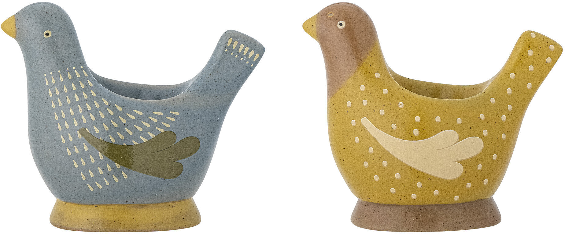Coquetier Birdy en grès bleu - Bloomingville — 330790.jpg