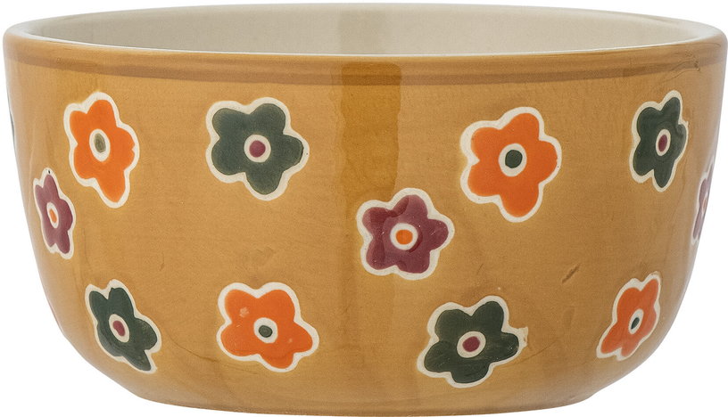 bol-en-gres-fleuri-marron-12cm-addy-bloomingville-mini-1