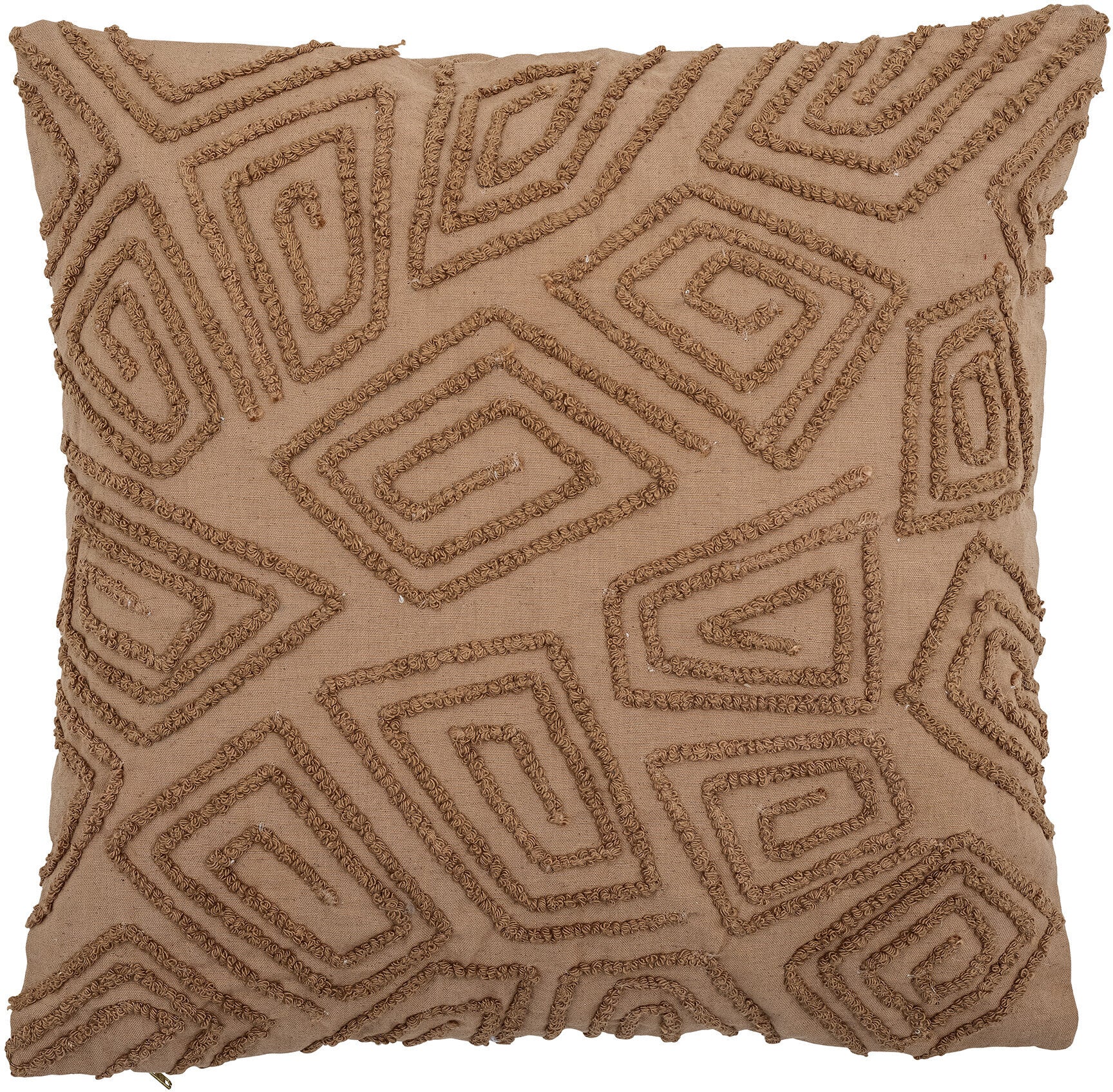 Watton Coussin Marron Coton - Bloomingville — 330903.jpg