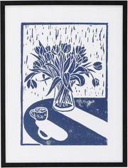 Illustration de tulipes avec cadre Pin noir - Bloomingville — 330928.jpg