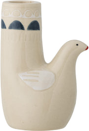 Bougeoir Trudy Grès Blanc - Bloomingville — 331027.jpg