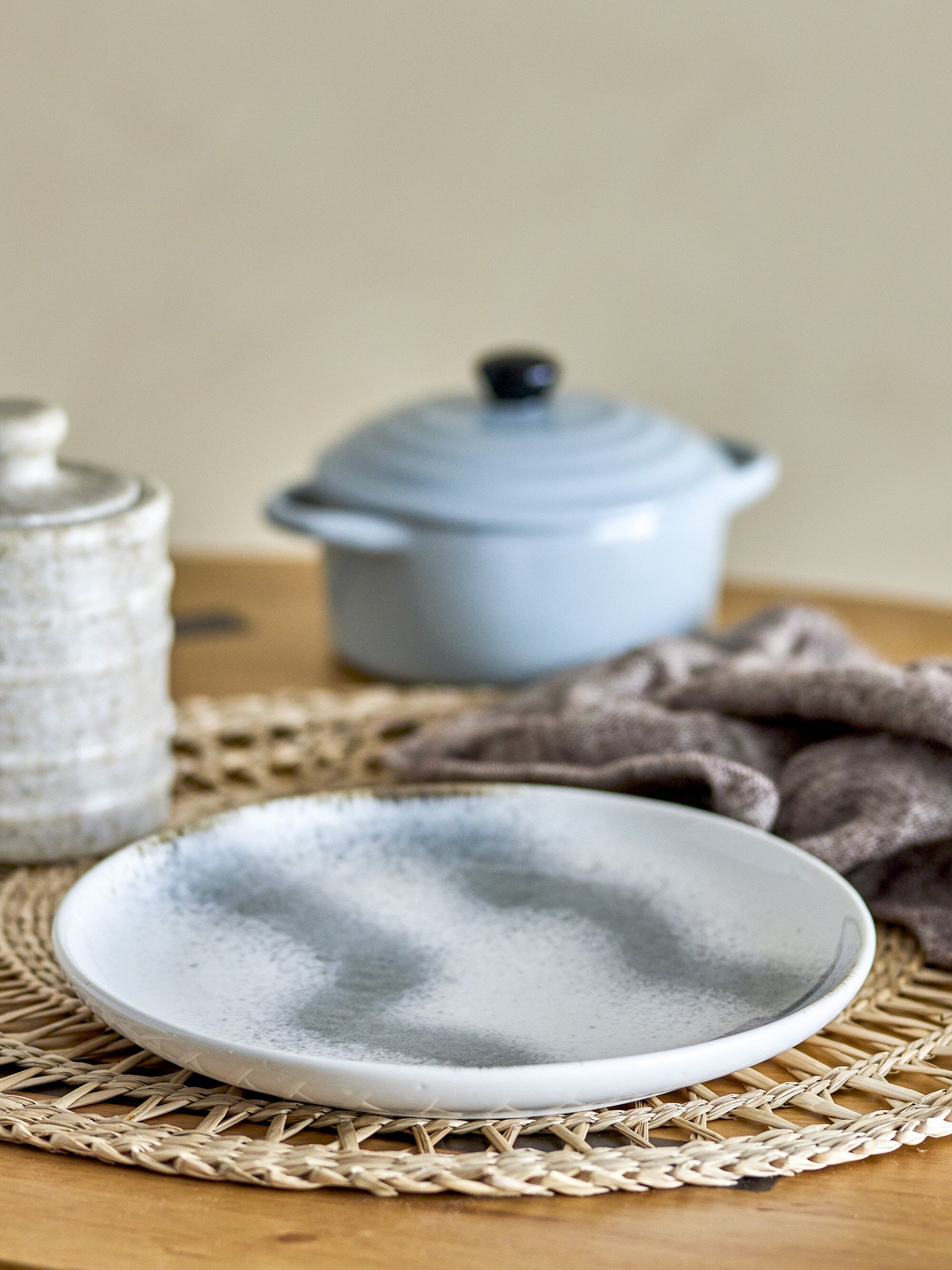 Assiette Paula Grès Gris - Bloomingville — 331237.jpg