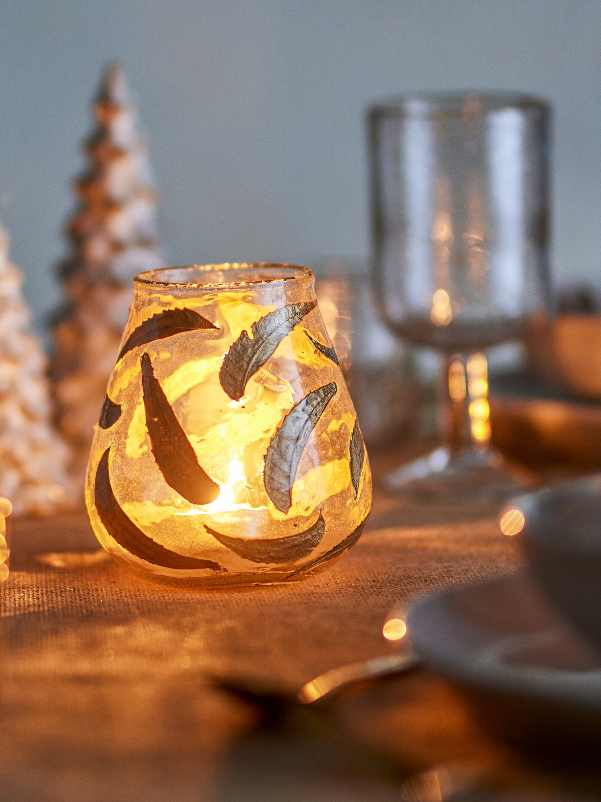 Fidelia Votive Verre recyclé doré - Bloomingville — 331387.jpg