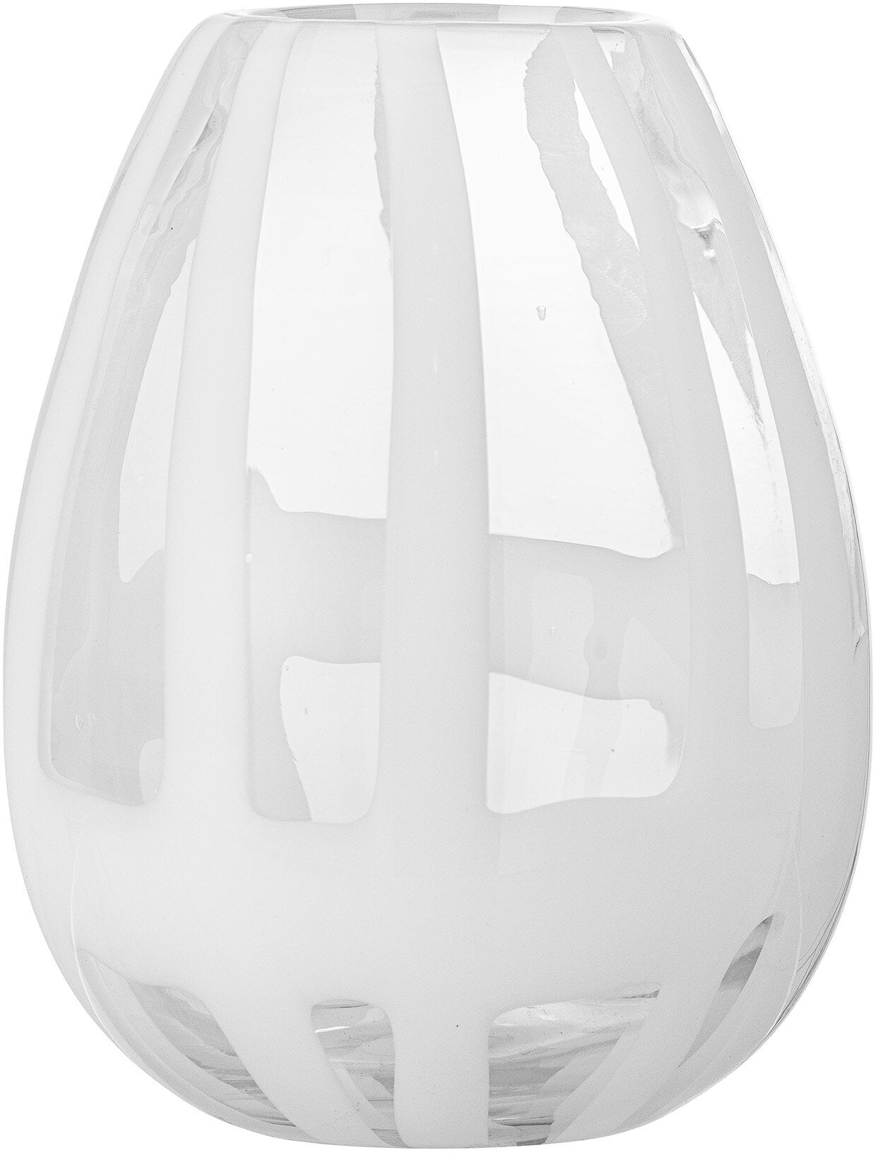Cosmin Vase White Glass - Bloomingville — 331500.jpg