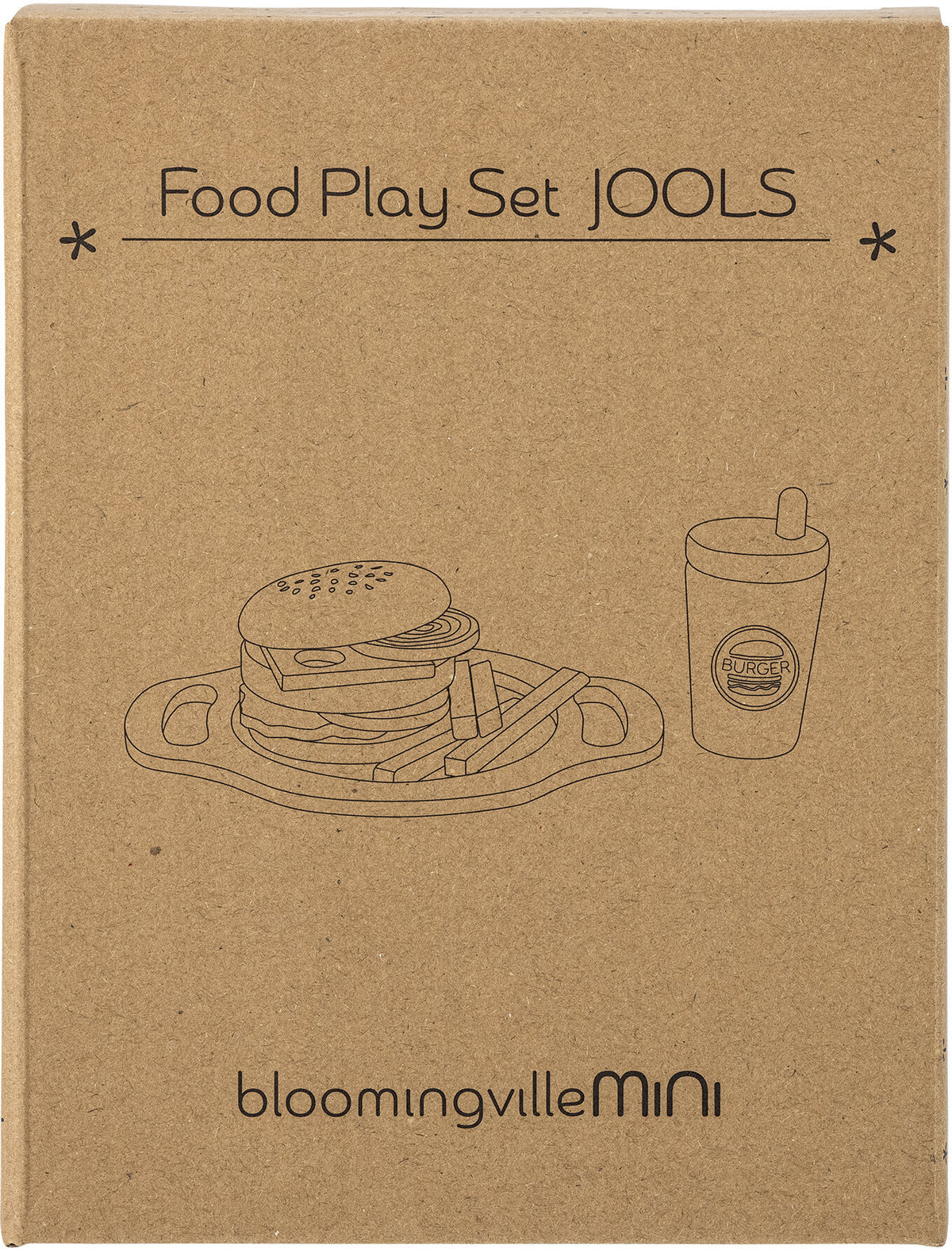 Jools Play Set Food Brown Fsc®100% Mdf - Bloomingville Mini — 331502.jpg