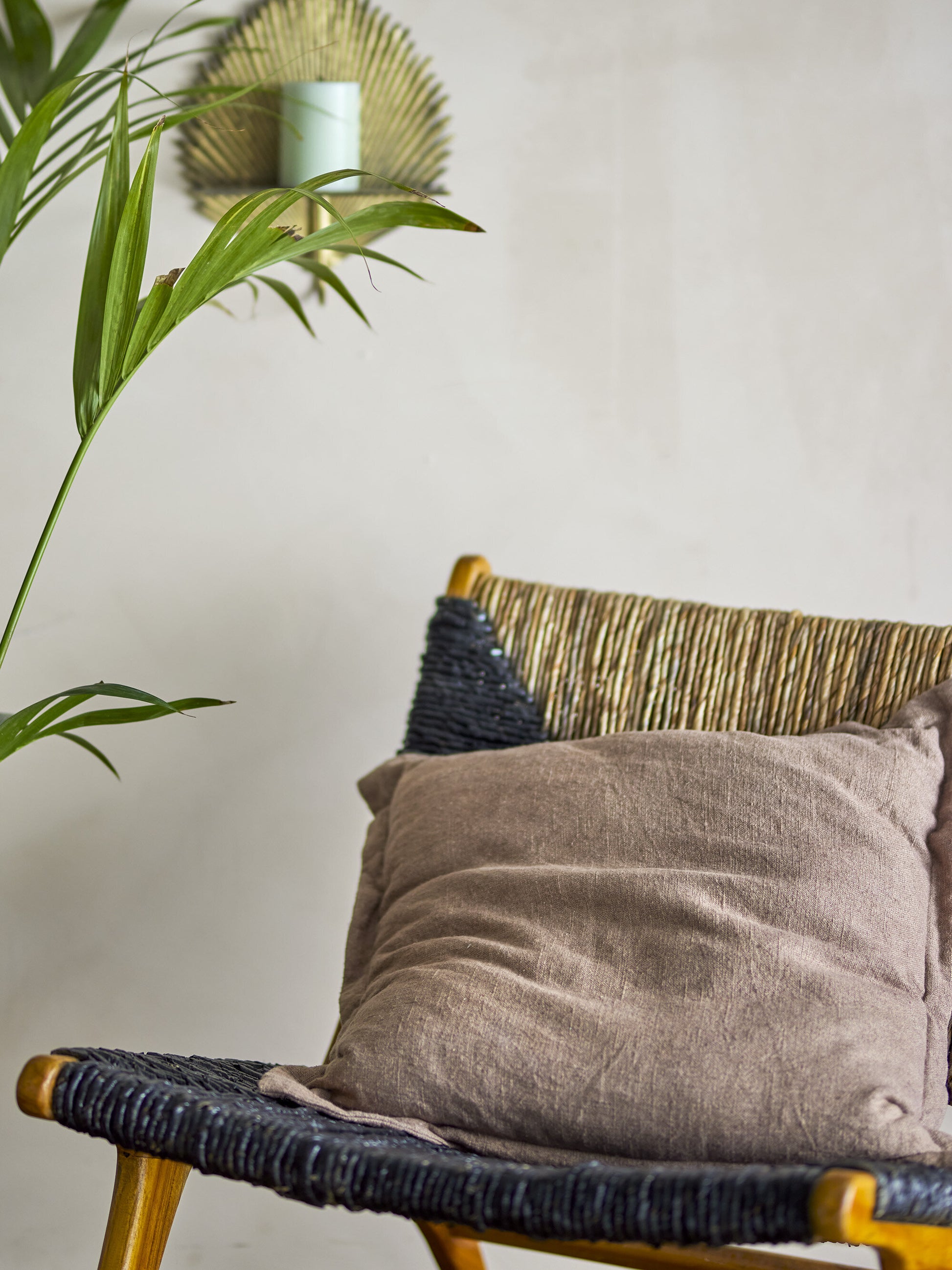 Maisa Coussin Marron Coton - Bloomingville — 331579.jpg