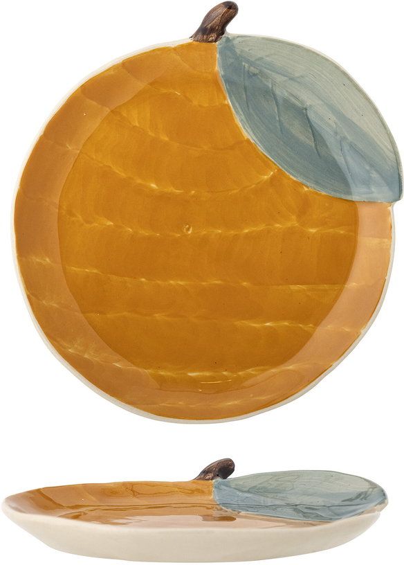 assiette-agnes-gres-orange-bloomingville-mini-1