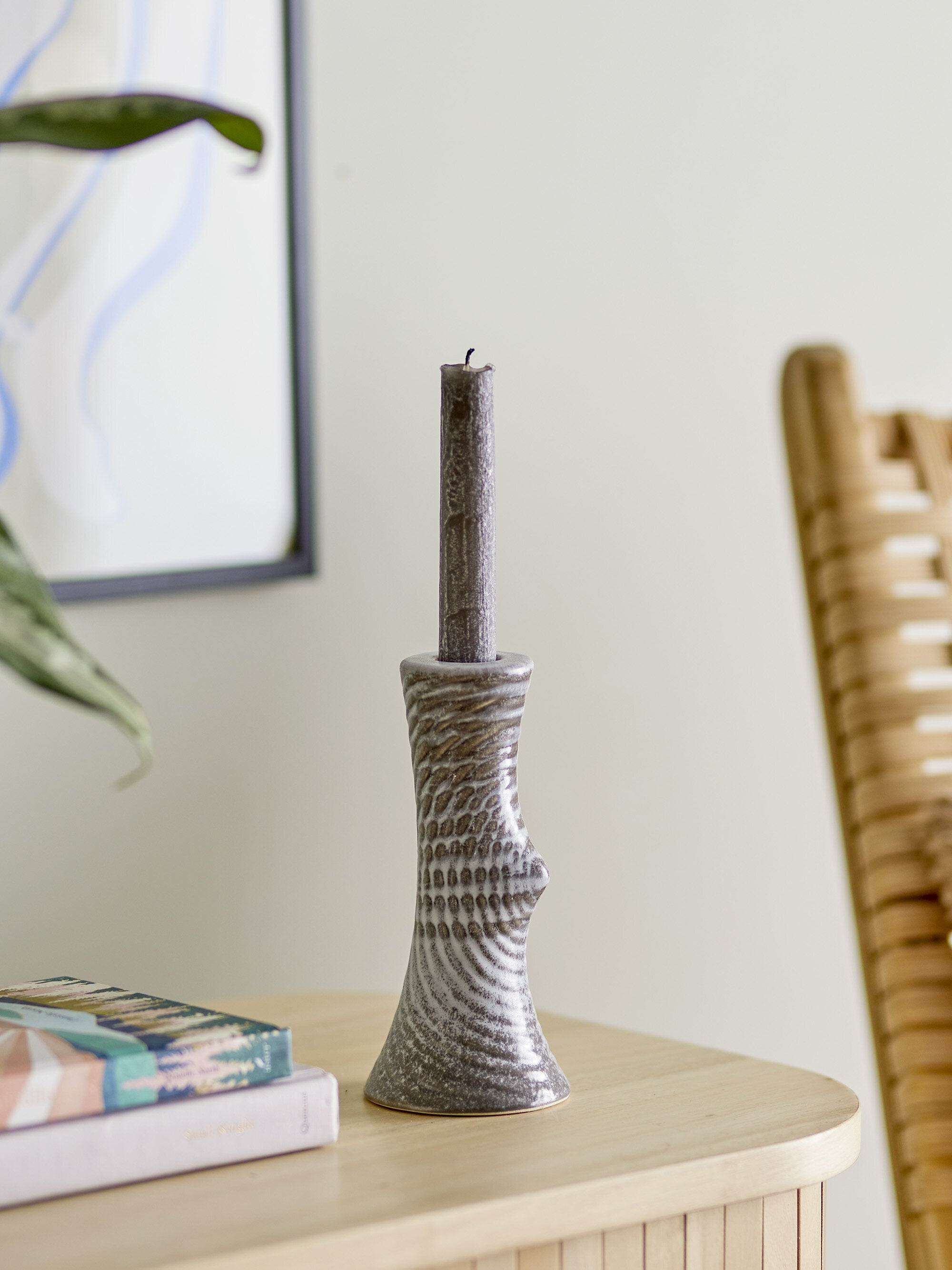 Bougeoir Raheem Grès Gris - Bloomingville — 331743.jpg