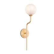 Applique murale en acier feuille d'or ancienne 15x56cm Onyx - Corbett Lighting