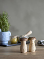 Set de salières et poivrières Rahim en hévéa brun - Bloomingville — 332075.jpg