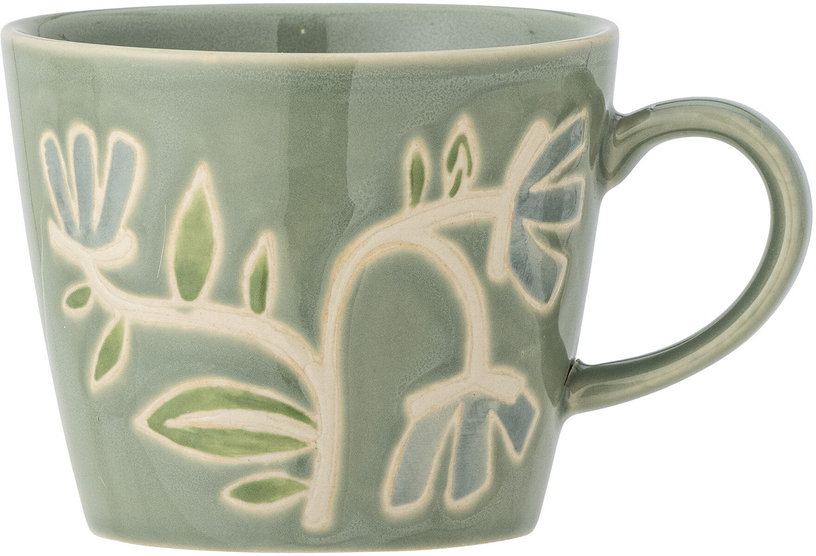 tasse-en-gres-vert-a-fleurs-tanger-bloomingville-1